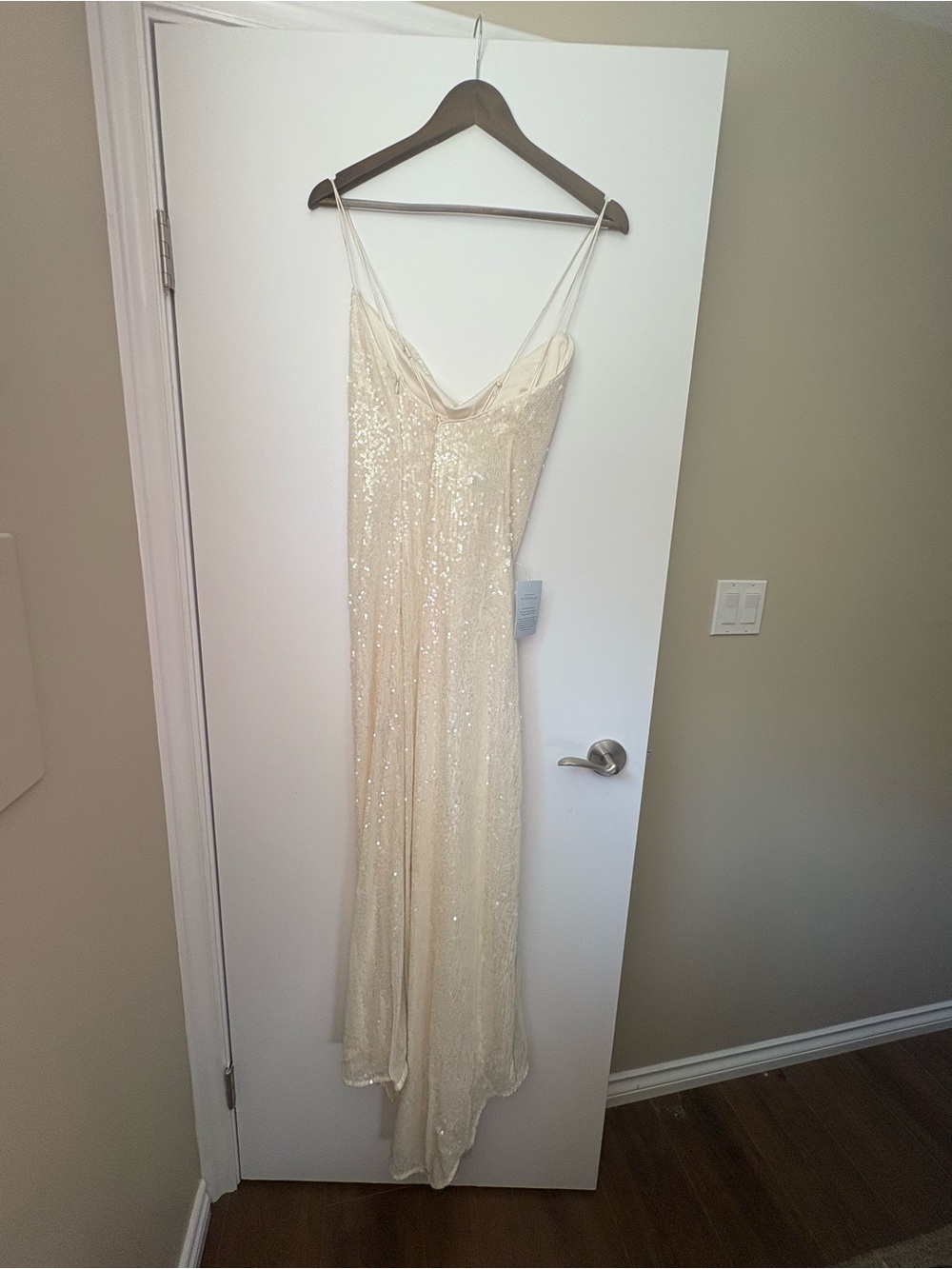 BHLDN Ivory Sequin Gown - Picture 2 of 5